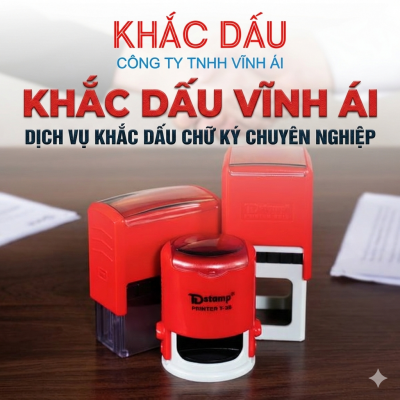 Khắc dấu Vĩnh Ái
