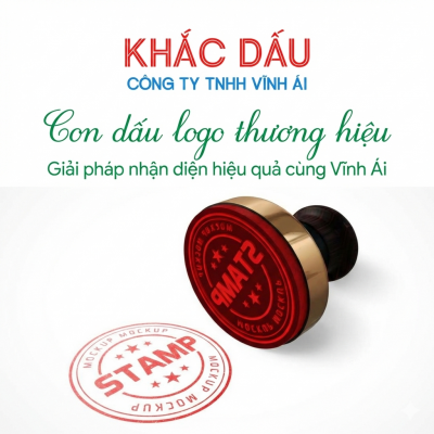 Con dấu logo thương hiệu – Giải pháp nhận diện hiệu quả cùng Vĩnh Ái