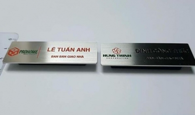 Bảng Tên Inox