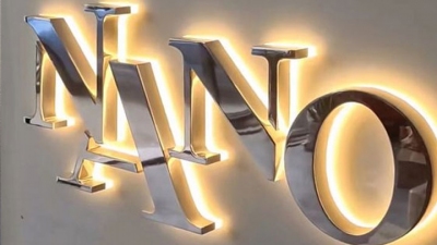 Bảng chữ nổi Inox