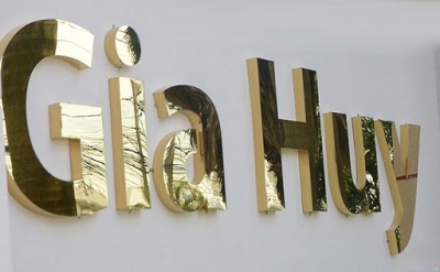 Bảng chữ nổi Inox